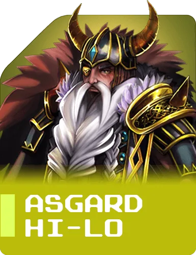 Asgard Hi Lo game arcade strategi angka